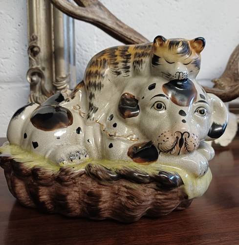 Rare staffordshire style dog - rare,