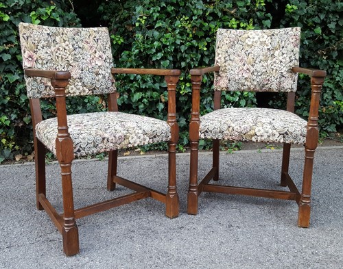 Pair solid oak heals - pair,