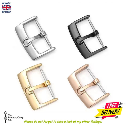 Stainless steel watch buckle - steel,