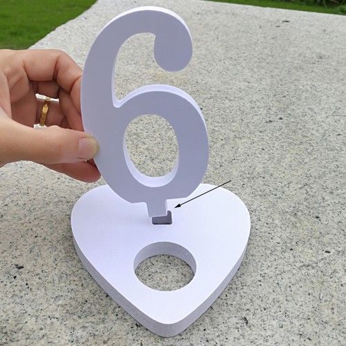 Wedding table number holders - wedding,