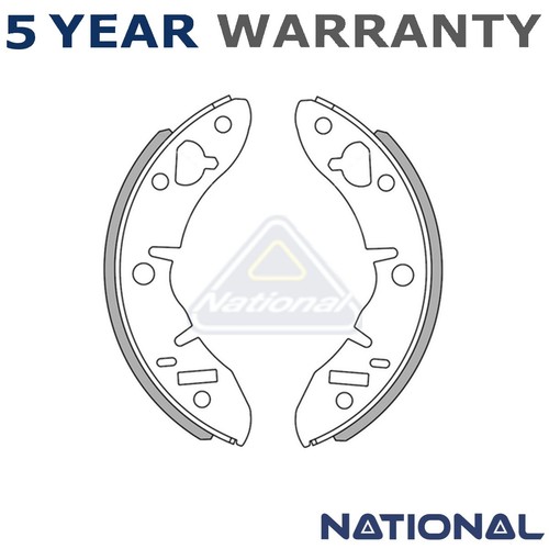 National rear brake - brake, shoes