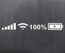 Wifi Battery Level Mark Car