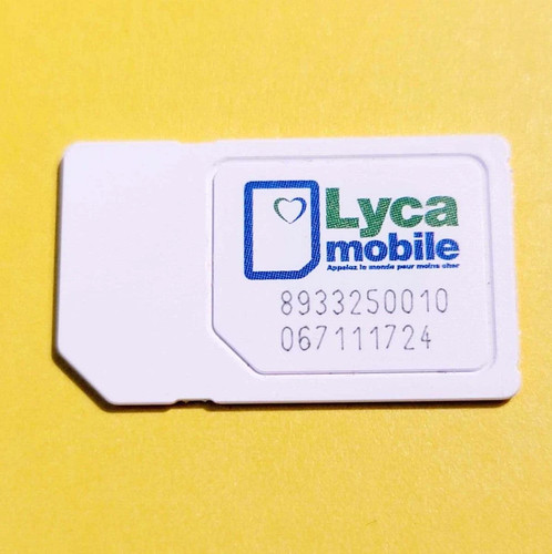 Used lyca mobile - lyca, card