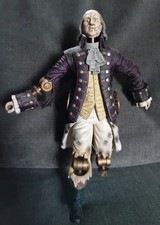 NECA BIOSHOCK INFINITE Motorized Patriot BENJAMIN FRANKLIN 9" Figure Damaged