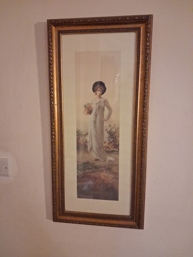 Large vintage wooden carved - large,