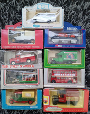 9 x Diecast Models In boxes Lledo & Corgi Days Gone Royal Mail Route 66 Lifeboat