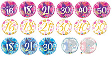 Qualatex 18" FOIL Age BALLOONS