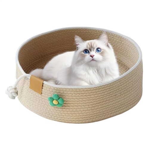 Round cat bed 35cm - cat,