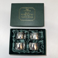 Silver Plated Napkin Rings St Michael - Marks & Spencer Original Gift  Box