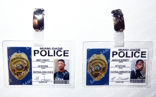 Bad boys detective badges - bad,