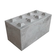 Large Interlocking Concrete LEGO Blocks 160cm X 80cm X 80cm B grade/ seconds