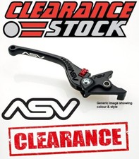 Ducati 1098 S 2007-2008 ASV C5 Front Brake Lever - Black
