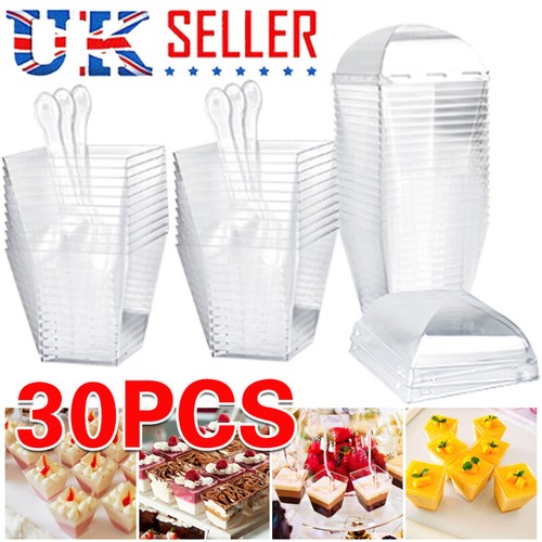Pcs dessert cups with lids - dessert,