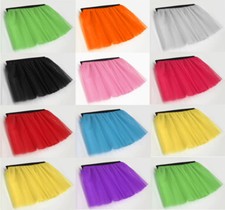 LADIES GIRLS NEON TUTU SKIRT