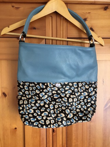 Owen barry blue leather bag - barry,
