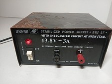 Bremi BRS27 Stabilized Power Supply 13.8V 3A for CB Ham Radio Tested 