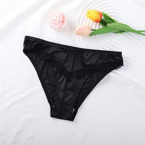 Lace satin silk - briefs, panties