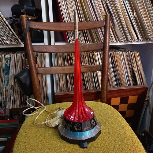 Vintage soviet rocket lamp - vintage,