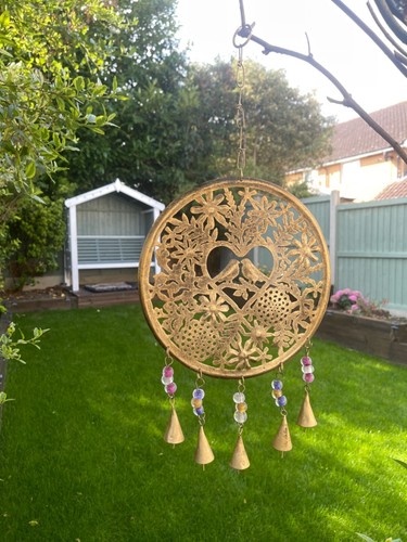 Large lovebirds wind chime - lovebirds,