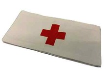 Medic Arm band Dress up WWII Nurse Medic First aid type Red Cross armband ~ New