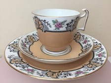Fenton China Art Deco Tea Trio