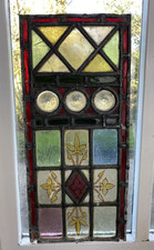 Antique Rectangular Stained