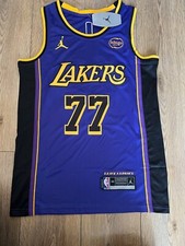 LA Lakers Men's jersey NBA Statement Edition 77 Doncic New All Sizes UK