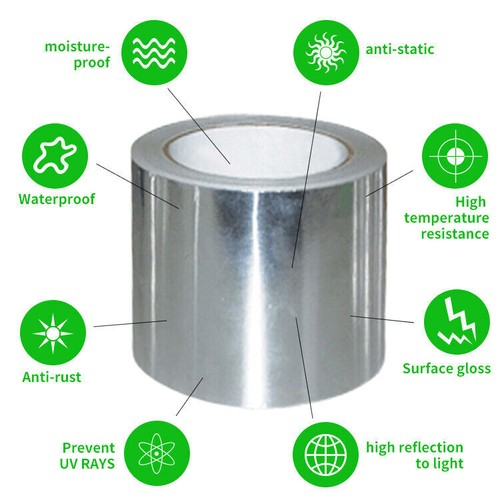 Aluminium foil tape self - aluminium,