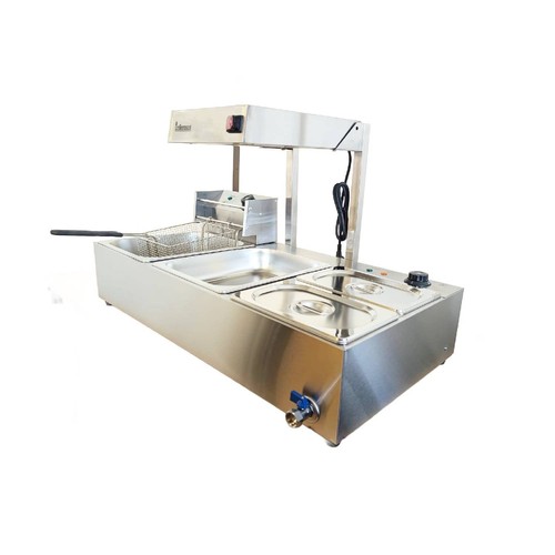 Fryer chip scuttle bain - 3-in-1,