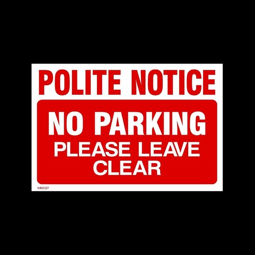 Parking keep clear 3mm - clear,