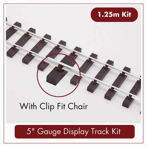 25m gauge display track - 1.25m,