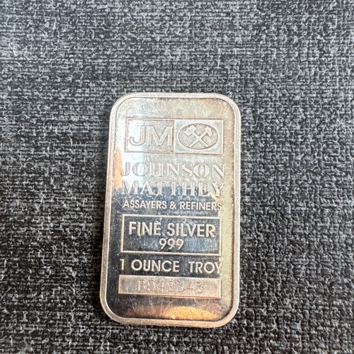 Ounce bar fine silver - ounce,