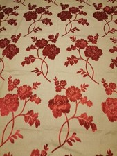 Laura Ashley marciana Upholstery Fabric  Cranberry