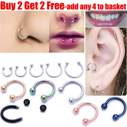 Surgical steel horseshoe - steel,