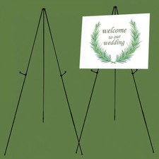 Easel Poster Board Display Welcome Sign Wedding Stand Signs Adjustable Folding