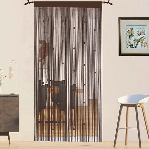 Beaded door curtain 90x200cm - beaded,