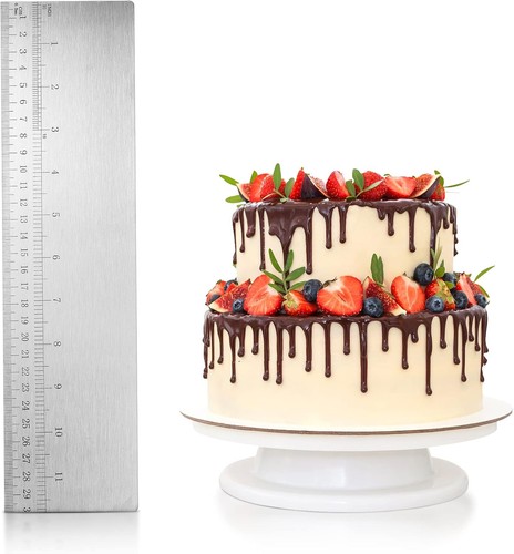 Inch metal cake scraper - 12,