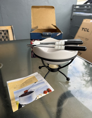 Trudeau chocolate fondue set - trudeau,