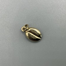 9ct Gold Coffee Bean Charm/