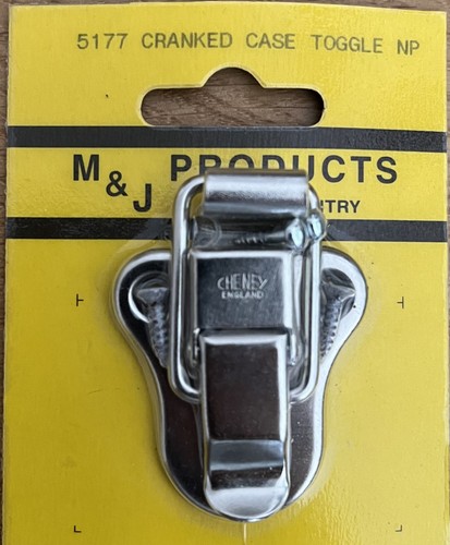 Cranked toggle catch case clip - case,