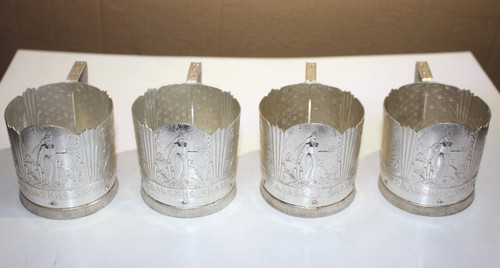 Vintage podstakanik glass - podstakanik, cup
