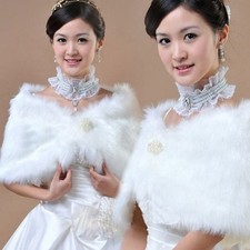 Elegant Faux Wrap Bridal Shrug