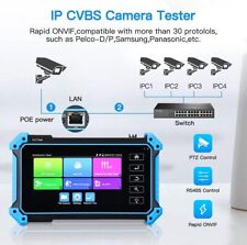 4K Video Wifi CCTV IP Camera Tester Support 8MP AHD CVI TVI CVBS Camera &POE PTZ