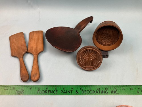 Antique group butter - group,