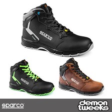 Sparco Targa-H S3S ESD Safety Shoes / Boots - Leather Upper (Mechanic, Garage)