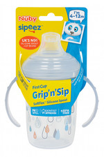 Nuby Sipeez Cup 240ml Toddler Beaker 4-12m Leak Proof BPA Free