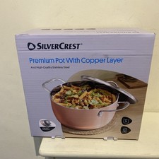 Silvercrest Premium Pot With Lid  - High Quality Stainless Steel 24cm