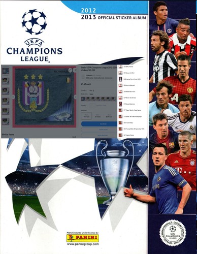 Panini uefa champions - uefa,