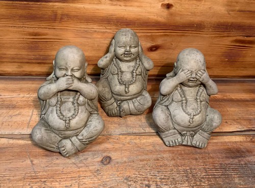 Stone garden set happy - garden,