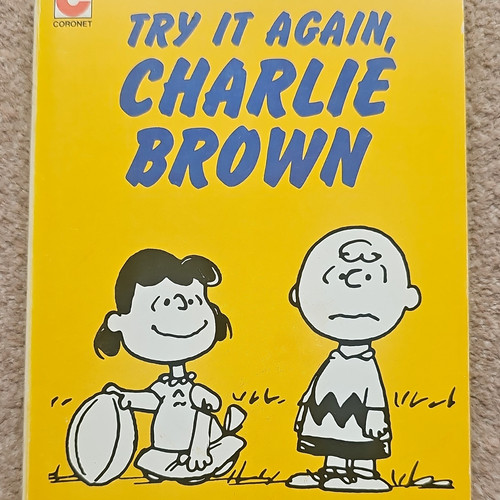 Peanuts try again charlie - peanuts, it